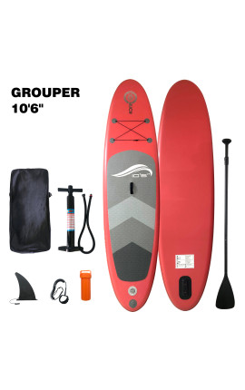 SUP BOARD TOO MUCH GROUPER 10,6" RED